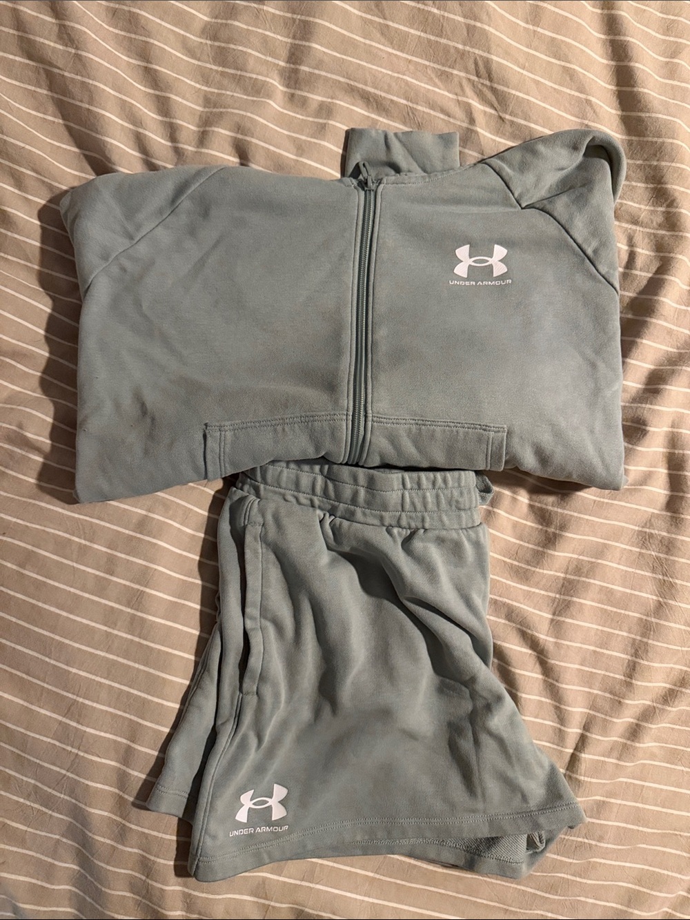 Under Armour Women's Sage Green Athletic Shorts